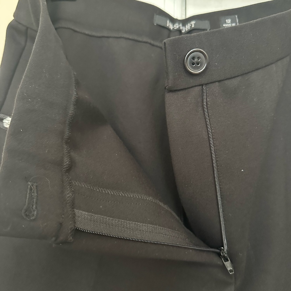 Insight Black Lisa Stretch Pants NWT - Picture 3 of 9
